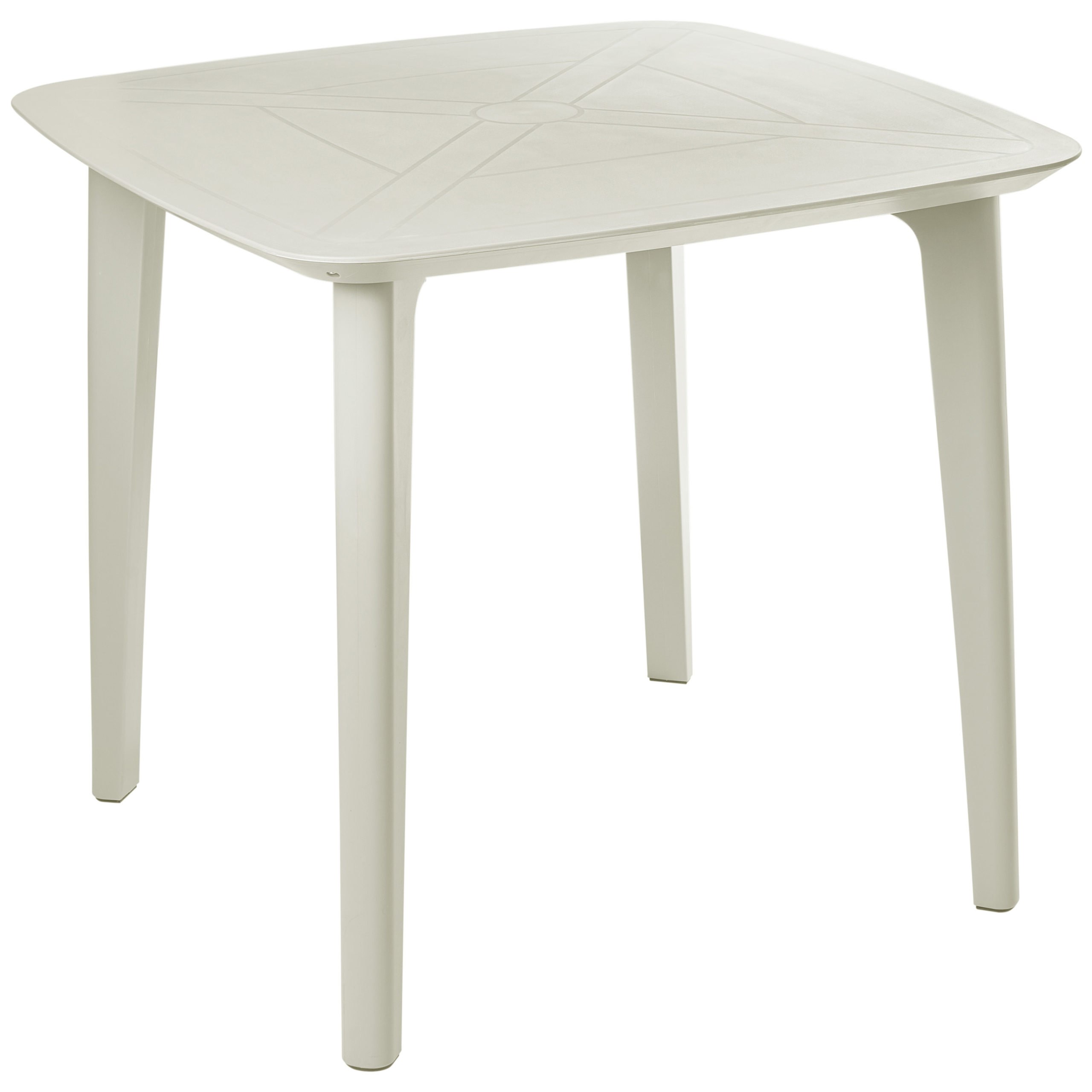 Puutarhapöytä SORICO 86 cm 86 cm Vaaleanbeige