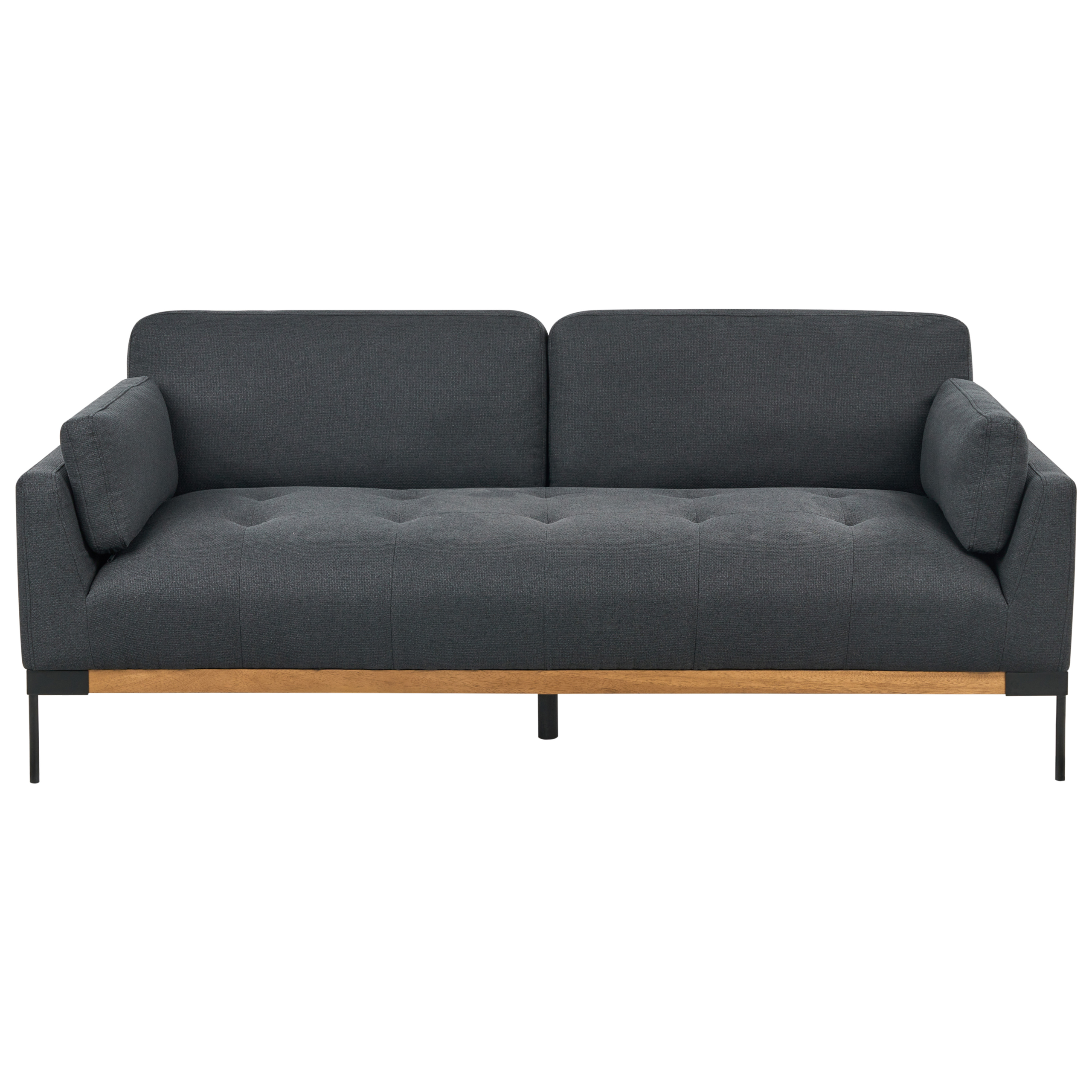 Sohva SKAVEN kangas Musta 3-istuttava