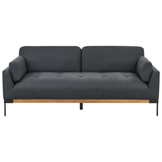 Sohva SKAVEN kangas Musta 3-istuttava