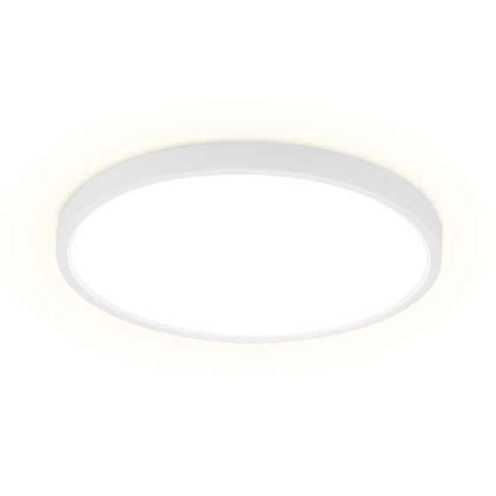 NETTLIFE LED - paneelikattovalaisin musta, litteä kattovalaisin IP44 roiskevesitiivis, viileä valkoinen, 15 W