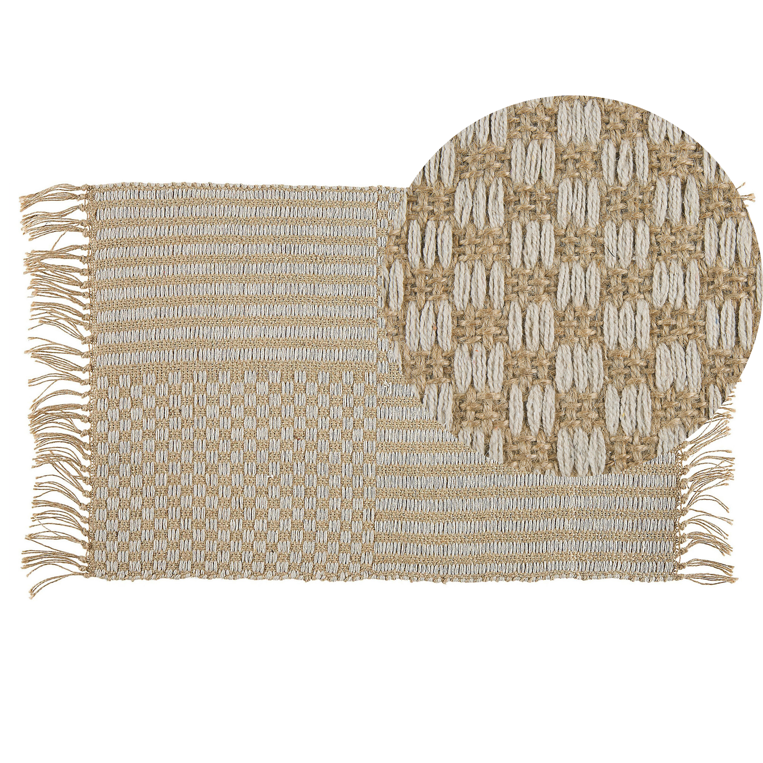 Matto ADABAG Beige 50 x 80 cm Juutti