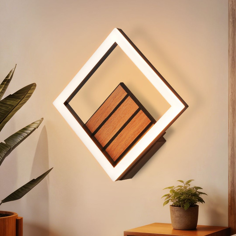 NETTLIFE moderni LED-seinävalaisin 7W musta