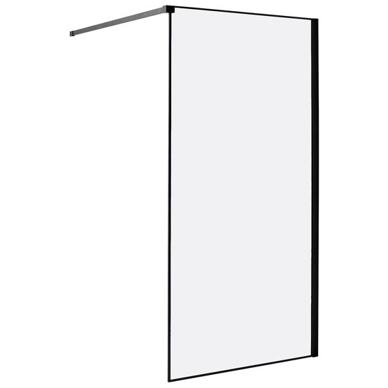 Suihkuseinä WASPAM 100 x 190 cm Musta