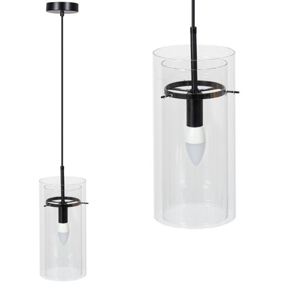 TOOLIGHT riippuvalaisin APP1211-1CP Musta, 15x15x35cm