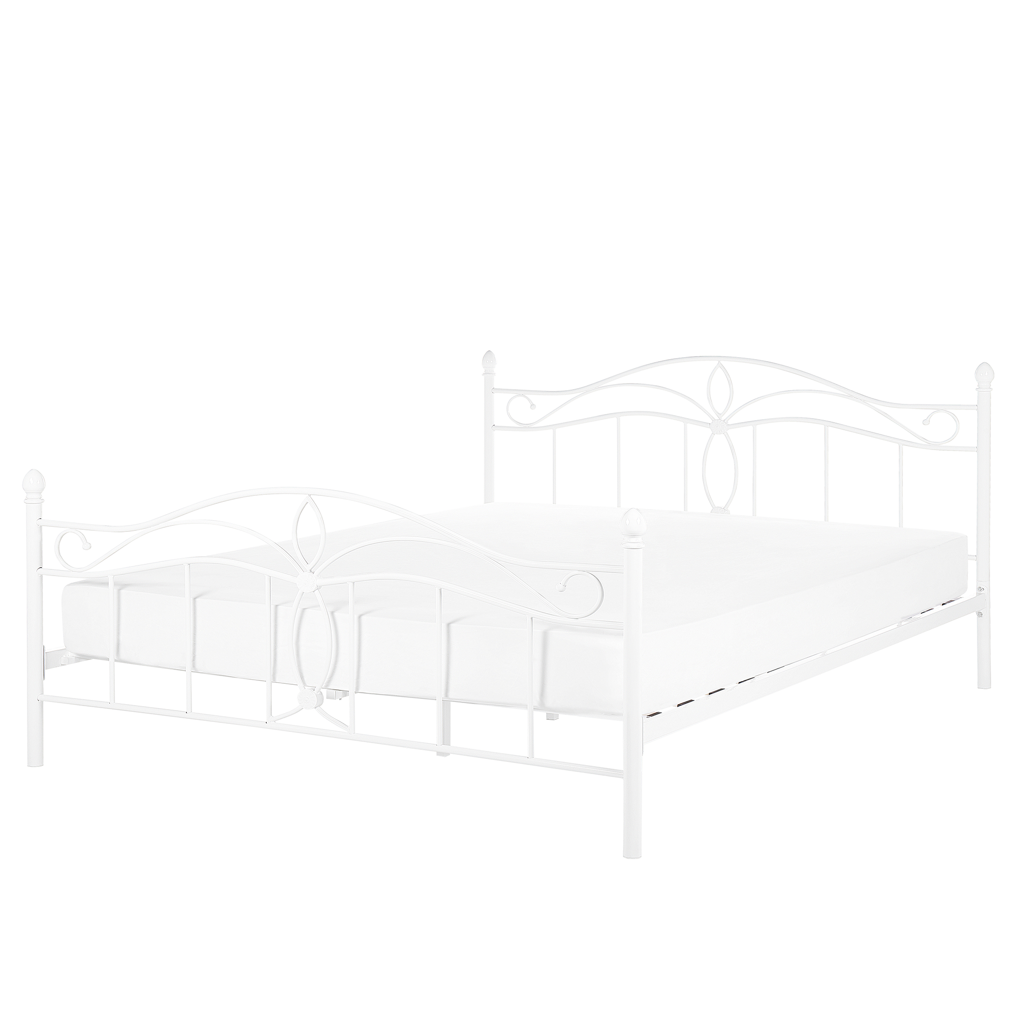 Sänky metalli ANTLIA 160 x 200 cm Valkoinen