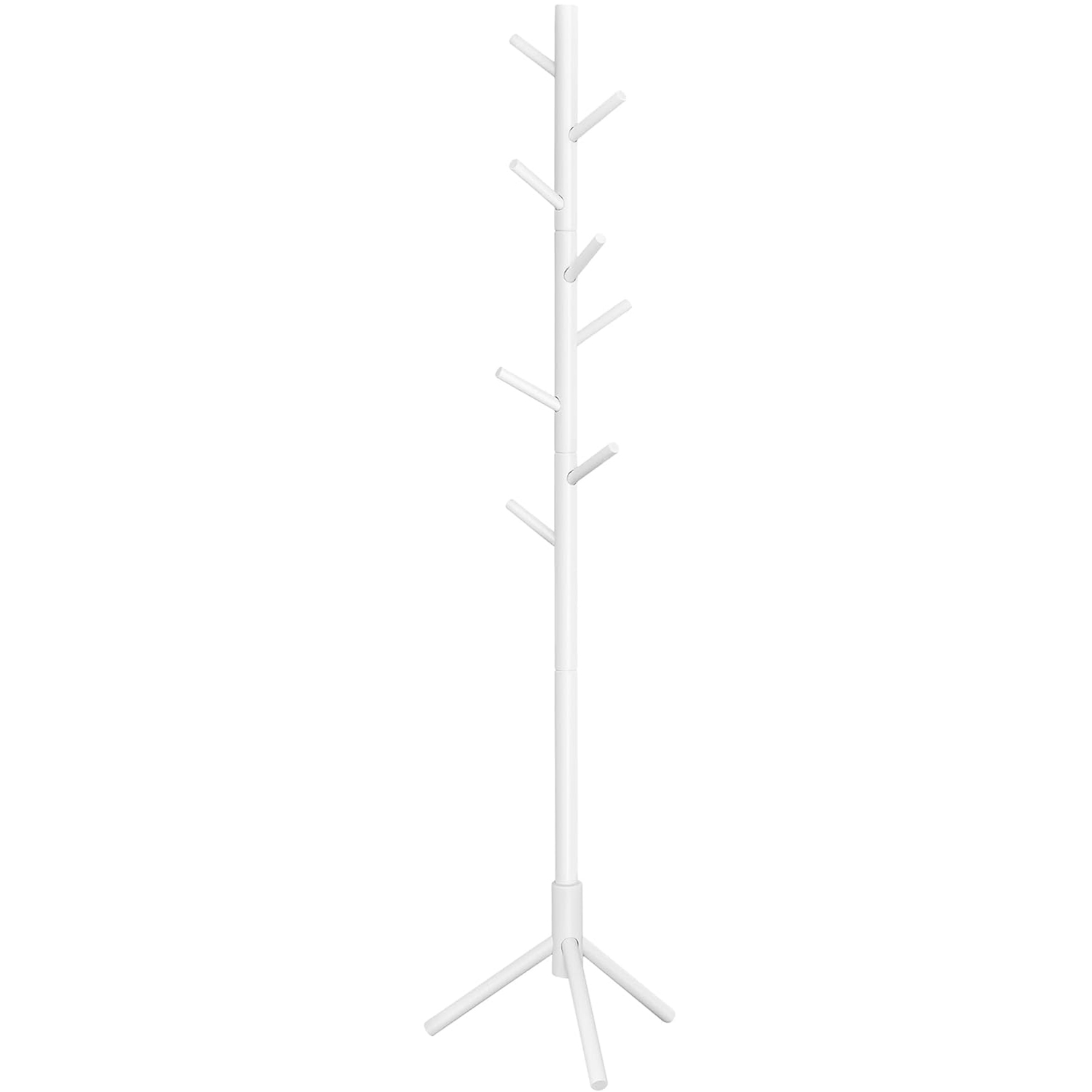 Vaatenaulakko - Leobert - valkoinen - 47x47x175 cm