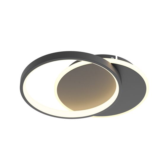 NETTLIFE LED - kattovalaisin olohuoneeseen, himmennettävä, moderni kattovalaisin kaukosäätimellä eteiseen