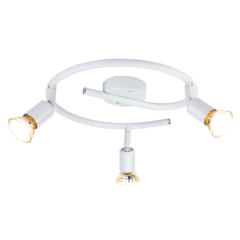 NETTLIFE säädettävä LED-kattospottivalaisin GU10 3 liekkikattospottivalot teollinen olohuone
