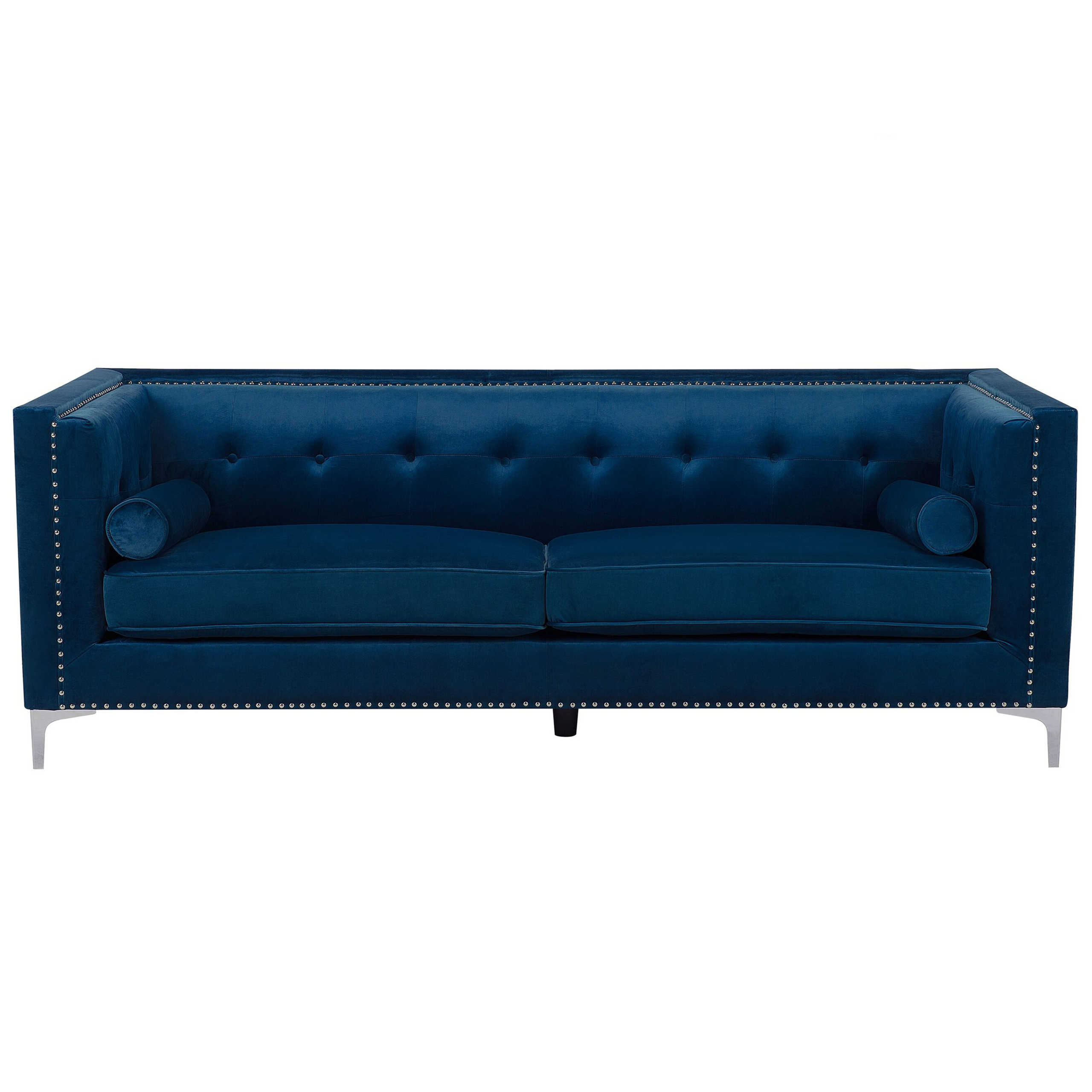 Sohva AVALDSENES sametti Laivastonsininen 3-istuttava