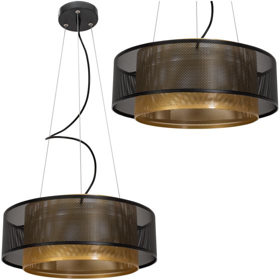 TOOLIGHT riippuva kattovalaisin APP1000-CP musta, 15x40x15cm