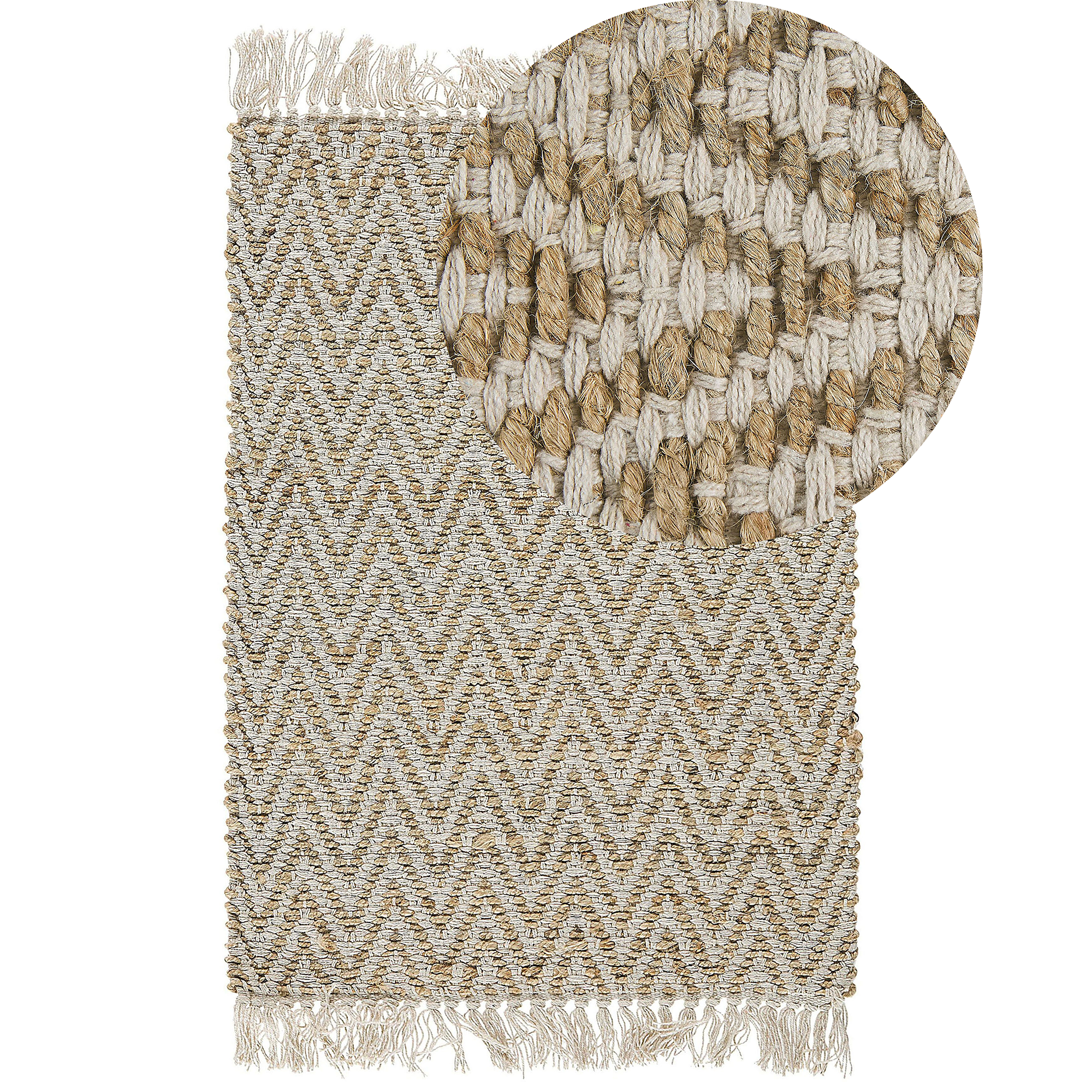 Matto AFRIN Beige 50 x 80 cm juutti