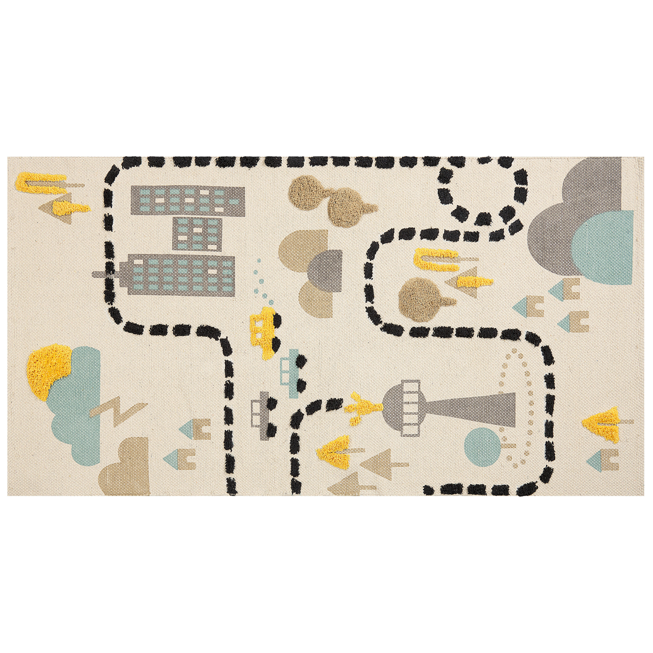 Lastenmatto SAZAK Monivärinen 80 x 150 cm Puuvilla