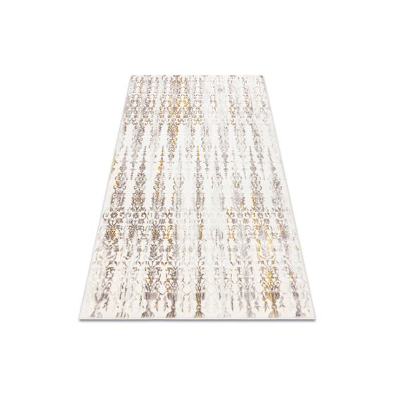 Matto CORE 241A Koriste Vintage - rakenteellinen, kaksi kerrosta fleeceä, beige / kulta- 120x170 cm