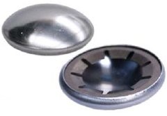 Starlock-korkki 19 mm, ruostumaton teräs, kupumainen – 2 kpl:n sarja