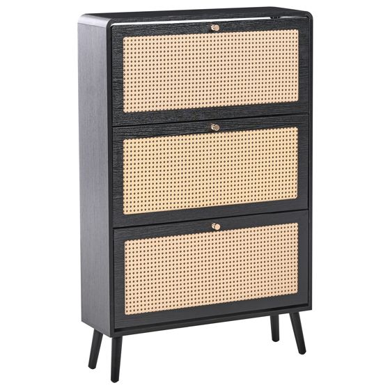 Kenkäkaappi MOURA Musta