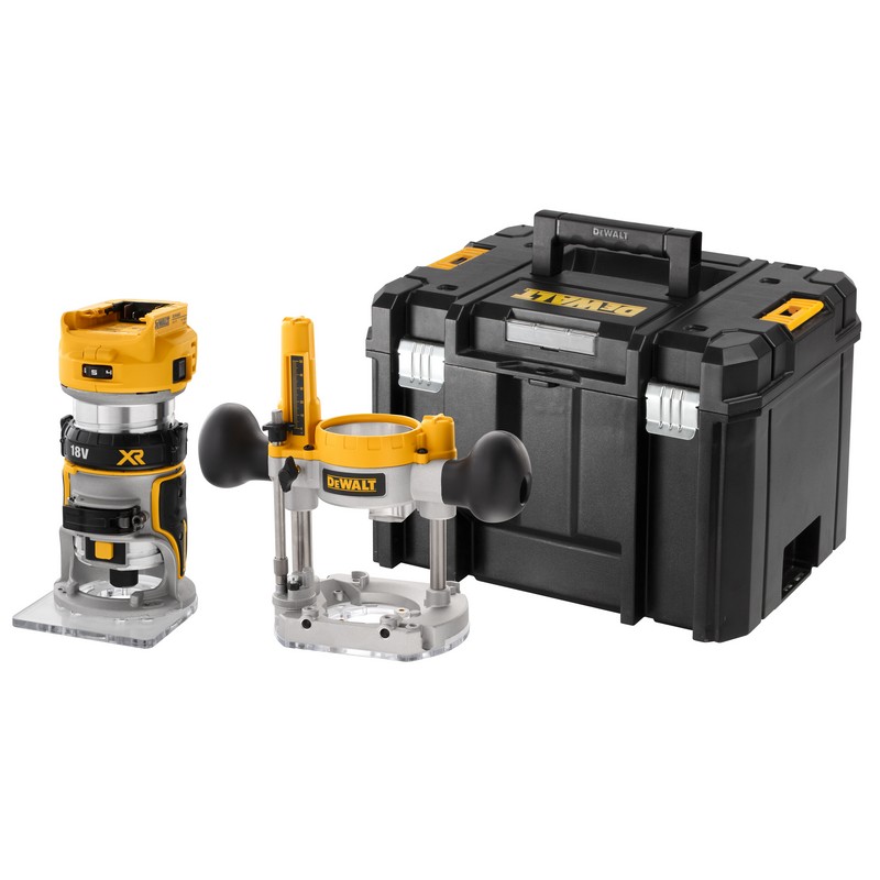 DeWalt DCW604NT XR 18V -yhdistelmäjyrsin