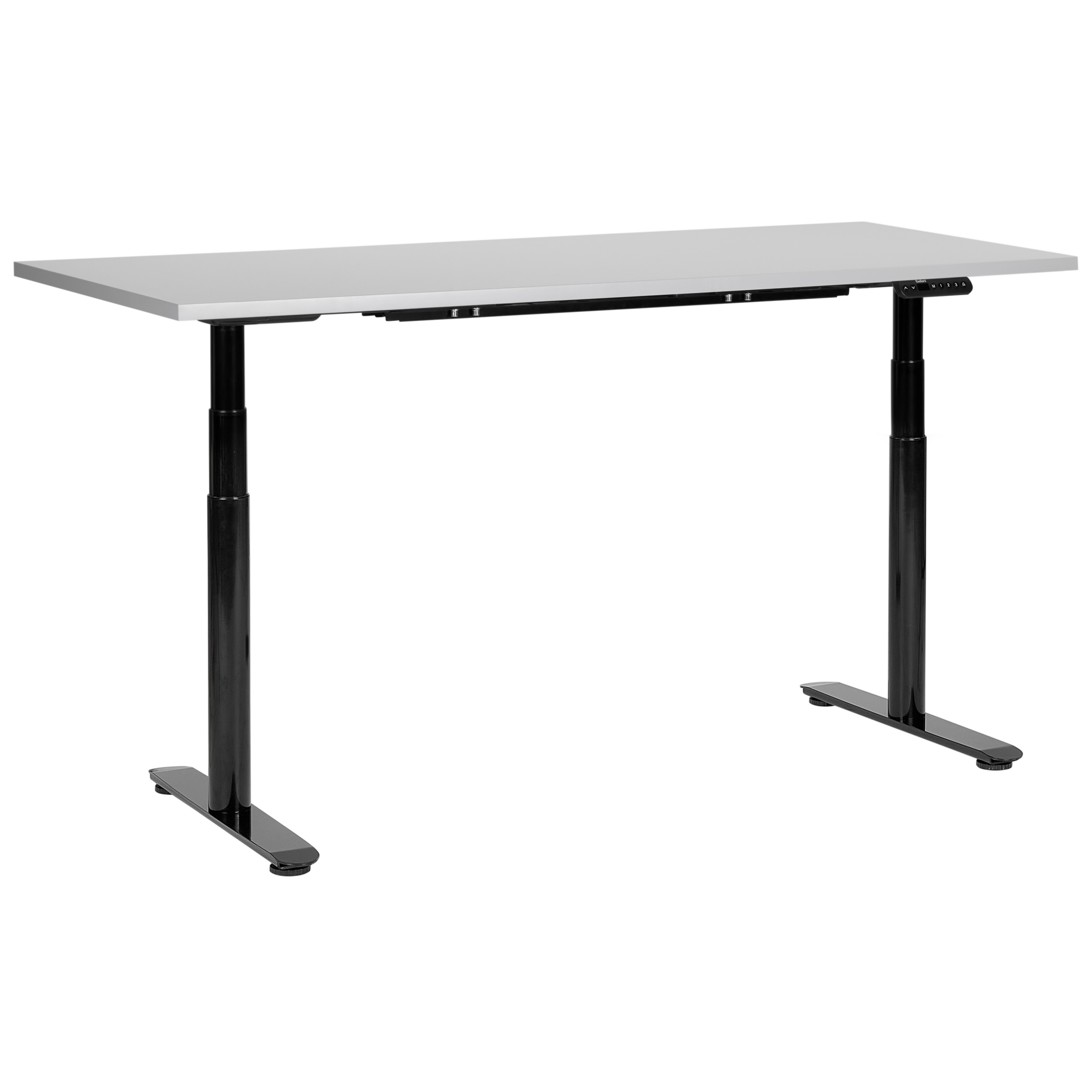 Sähkösäädettävä työpöytä DESTINAS Harmaa/musta 160 cm 72 cm