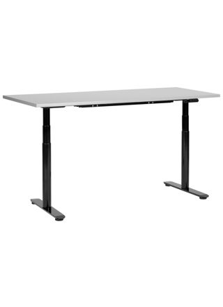 Sähkösäädettävä työpöytä DESTINAS Harmaa/musta 160 cm 72 cm