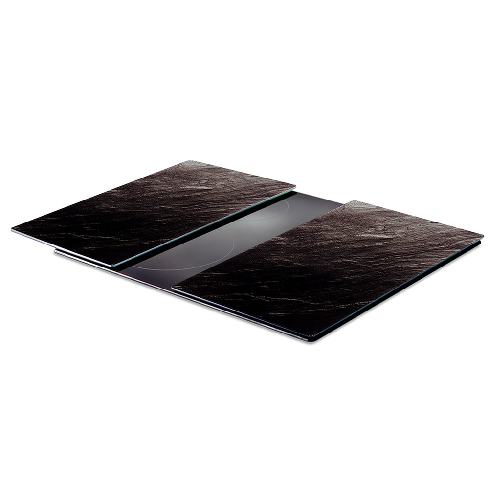 Lasinen leikkuulauta ja liesisuoja 60x52 cm 2 kpl.