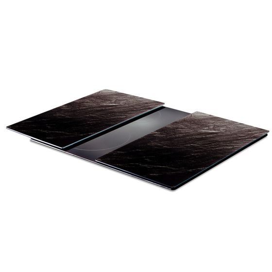 Lasinen leikkuulauta ja liesisuoja 60x52 cm 2 kpl.