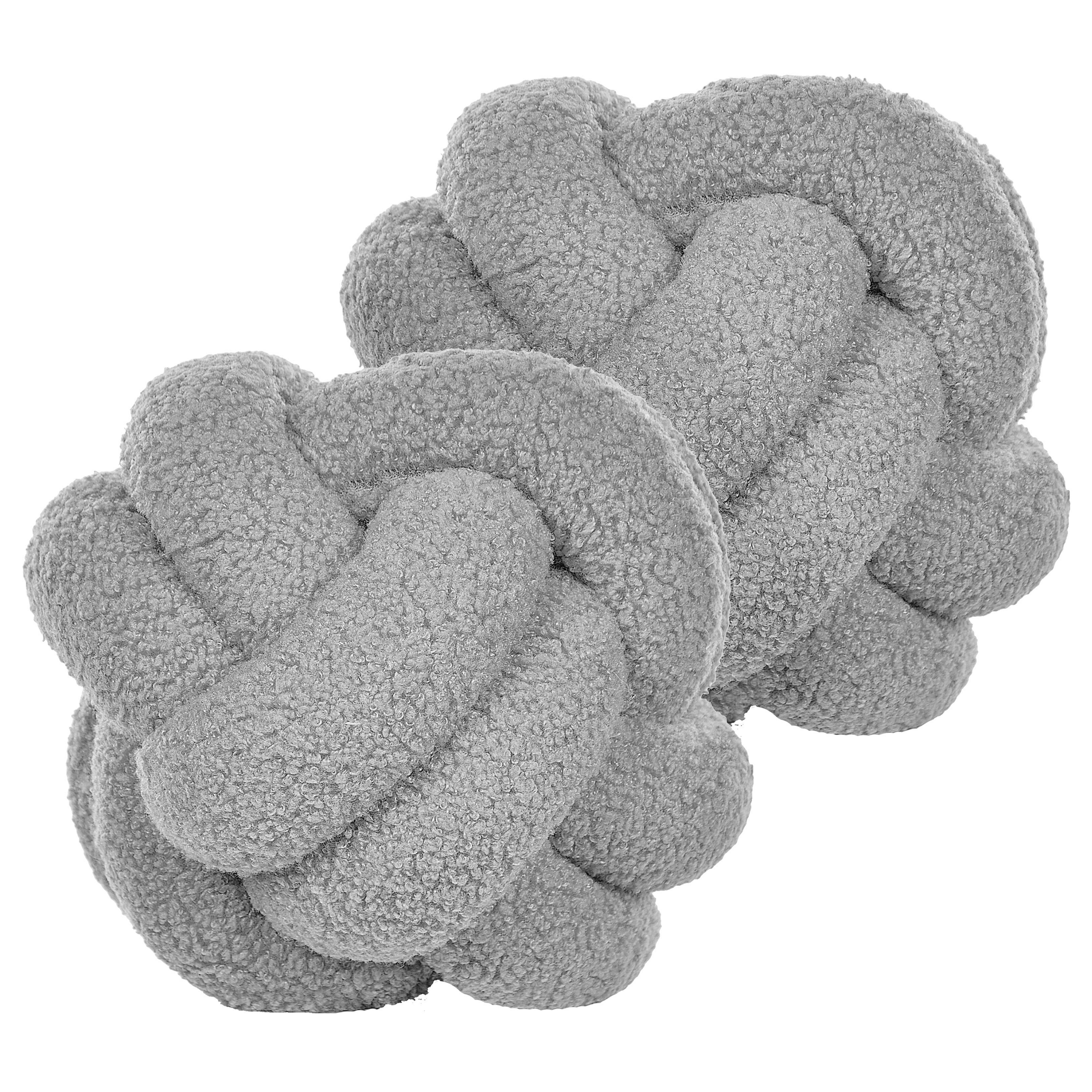 Koristetyynysetti 2 kpl MALNI buklee 19 x 19 cm Harmaa Hillitty