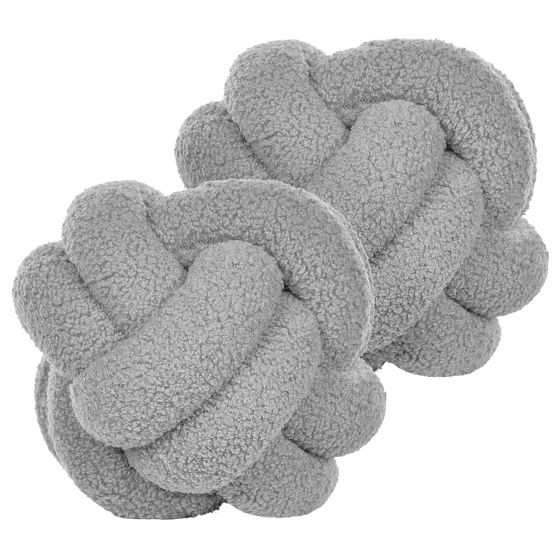 Koristetyynysetti 2 kpl MALNI buklee 19 x 19 cm Harmaa Hillitty