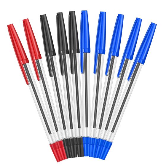 Erä 10 Kuulakynää 3 Väriä Ohut Kärki