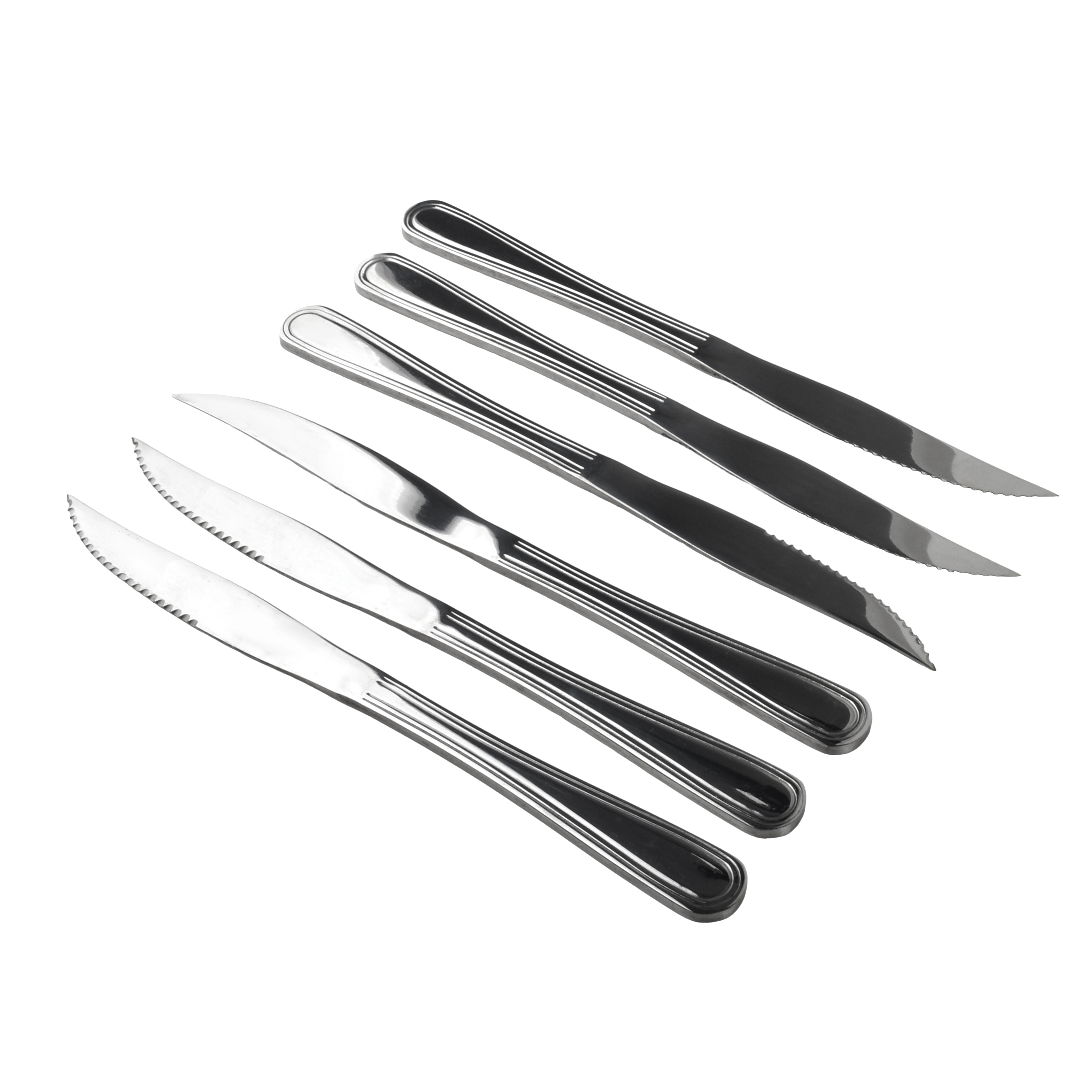 Pihviveitset ruostumaton teräs DHALIA DAISY 22,8 cm 6 kpl