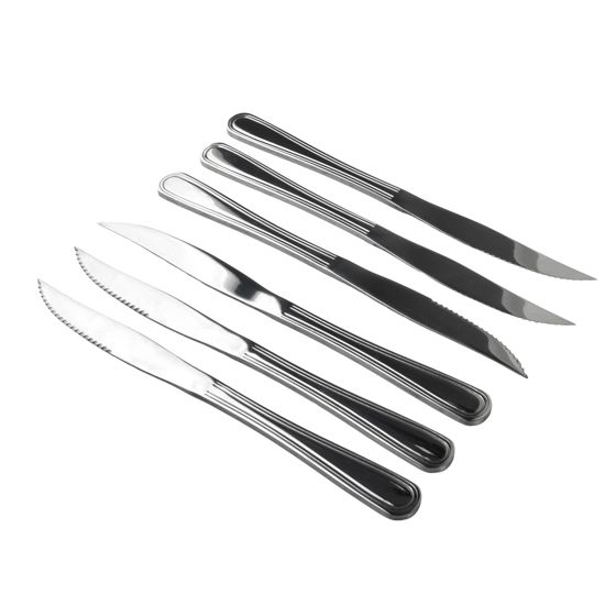 Pihviveitset ruostumaton teräs DHALIA DAISY 22,8 cm 6 kpl