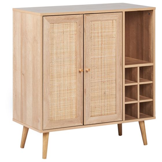 Viinikaappi PAGET Vaaleanruskea