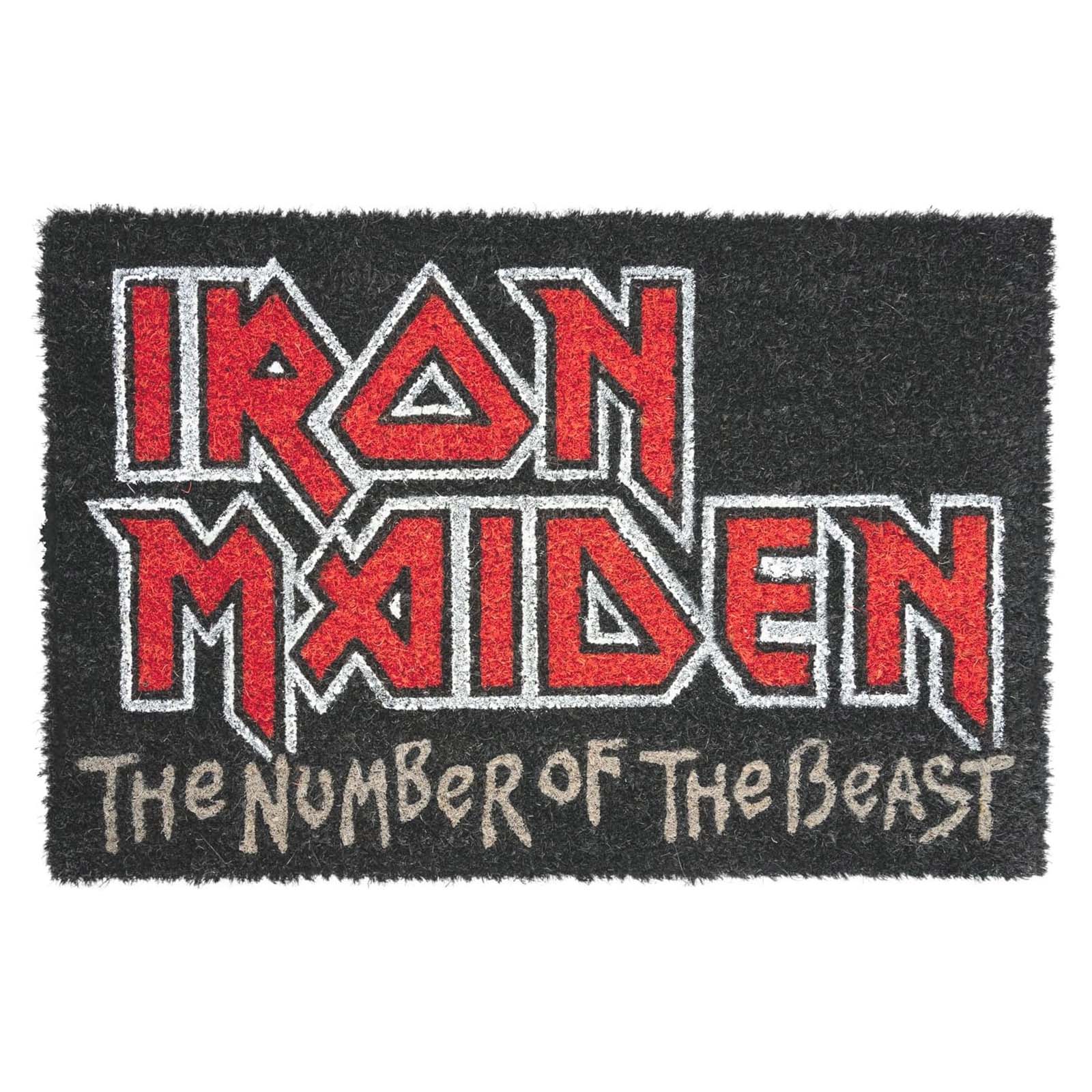 Koristekynnysmatto Iron Maiden The Number of the Beast Liukumaton