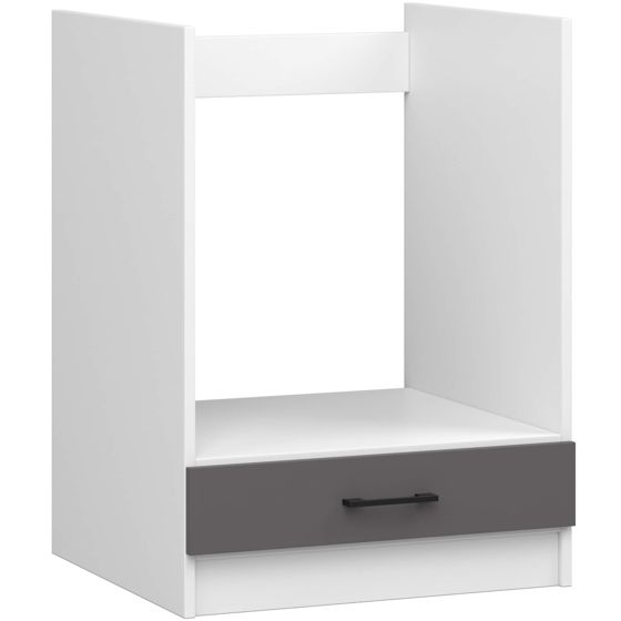 Akord Kaappi Oliwia valkoisella/harmaalla tasolla 55x60x85