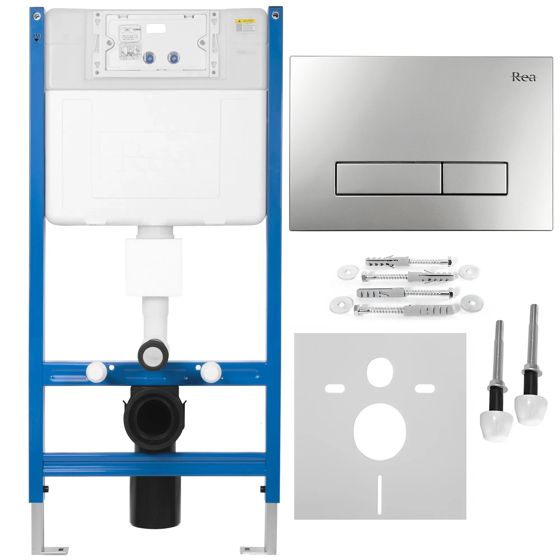 REA Uppoasennusteline K011A-Q + Hd Satiini-Nappi Satiini, 16X52,5X103,5Cm