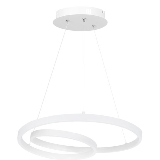 NETTLIFE moderni LED - riippuvalaisin, rauta 34WValkoinen halkaisija, 40cm himmennettävä, luova design, olohuoneeseen makuuhuoneeseen Keittiöön