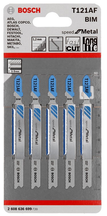 Bosch -Pistosahanterä T 121 AF