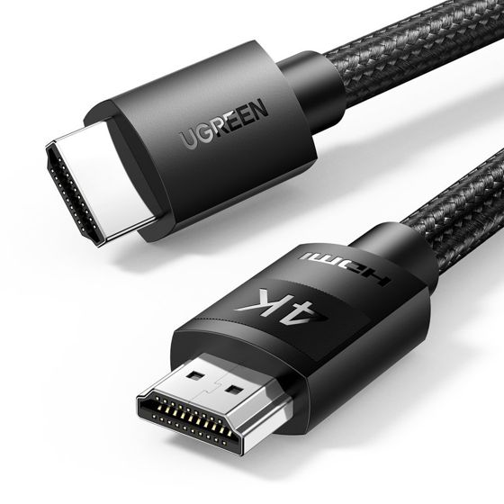 HDMI 2.0 4K punottu kaapeli, korkealaatuinen OFC, 3m, musta