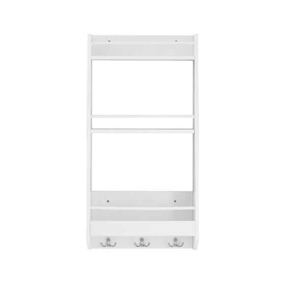 SoBuy Keittiön seinäsäilytin puukuitulevyllä KCR12-W valkoinen