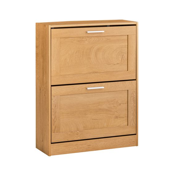 SoBuy Kenkäkaappi FSR137-N 2-ovinen luonnonmateriaaleista, kestävä