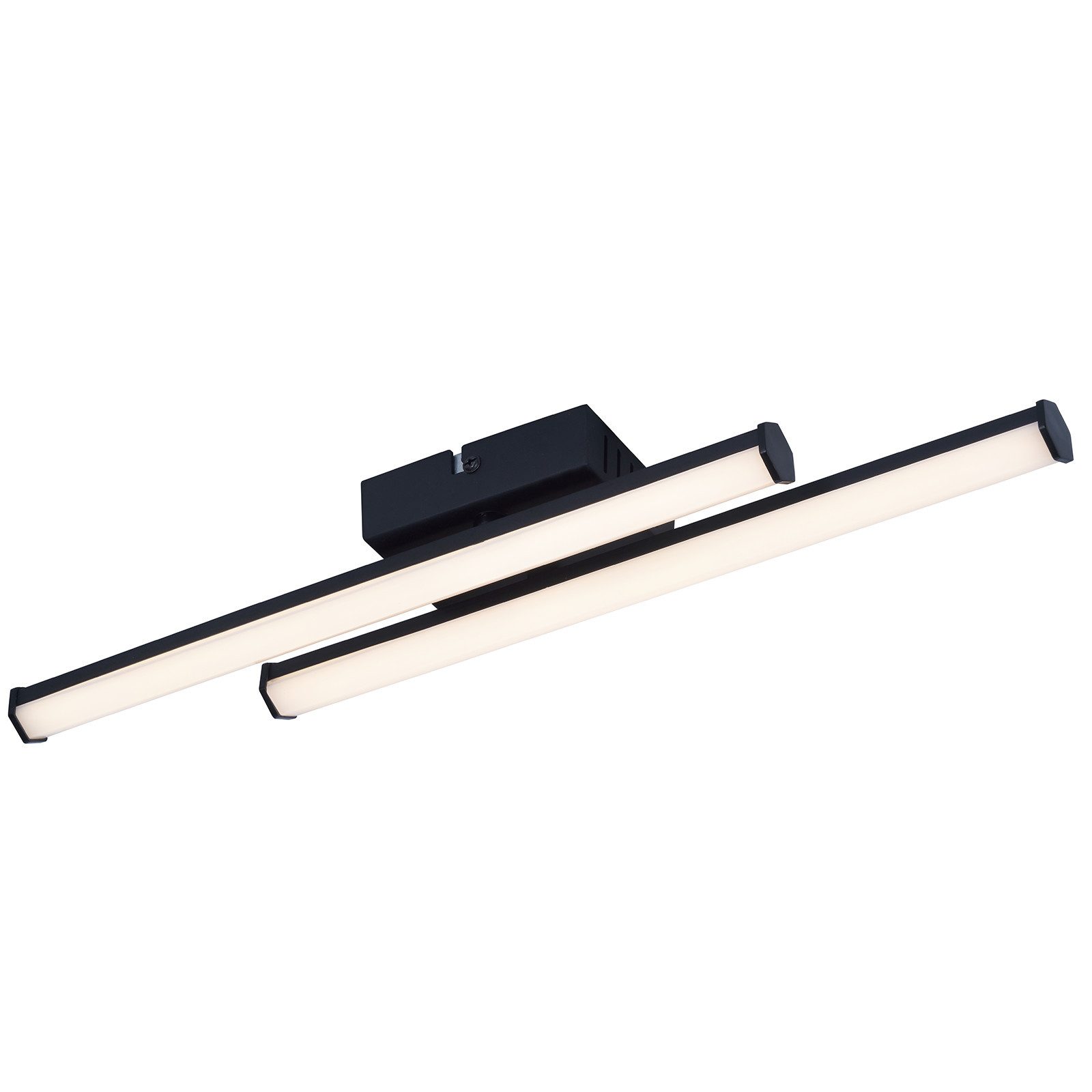 NETTLIFE moderni, LED-kattovalaisin, olohuoneeseen, musta, 24W, 3000K, lämminValkoinen, makuuhuoneeseen, LED integroitu, pysyvästi