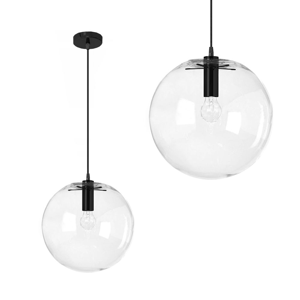 TOOLIGHT riippuva kattovalaisin APP307-1CP LASSI musta, 25x25x25cm