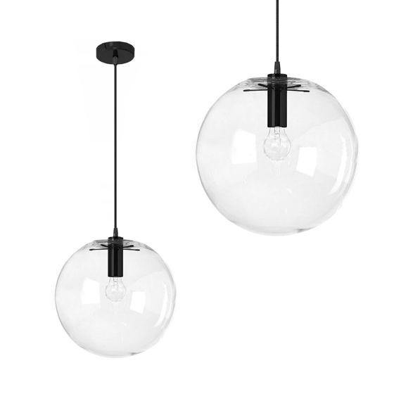 TOOLIGHT riippuva kattovalaisin APP307-1CP LASSI musta, 25x25x25cm