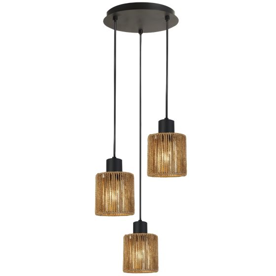 TOOLIGHT riippuva kattovalaisin APP1820-3CPR musta, 30x30x21,5cm