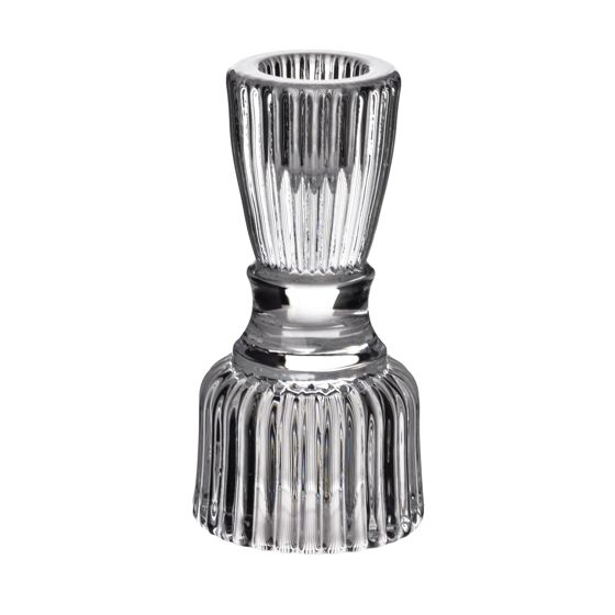 Kynttilänjalka lasi Patricia Patricia 5,1x5,1x10,2 läpinäkyvä 1kpl