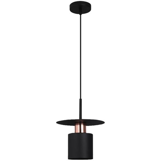 TOOLIGHT riippuvalaisin APP1145-1CP Musta-ruusukulta, 20x20x32cm