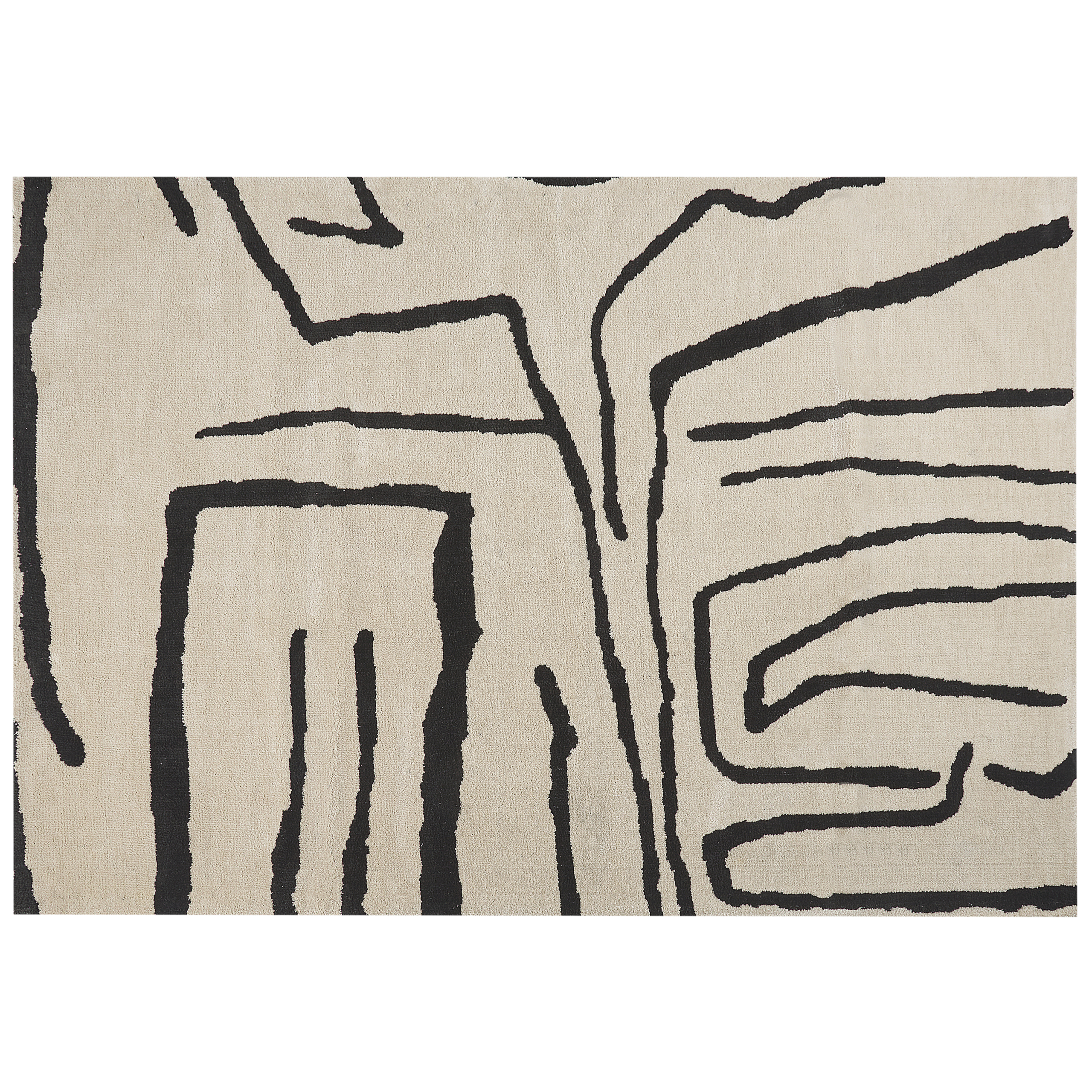 Matto KOLPUR Vaaleanbeige 160 x 230 cm
