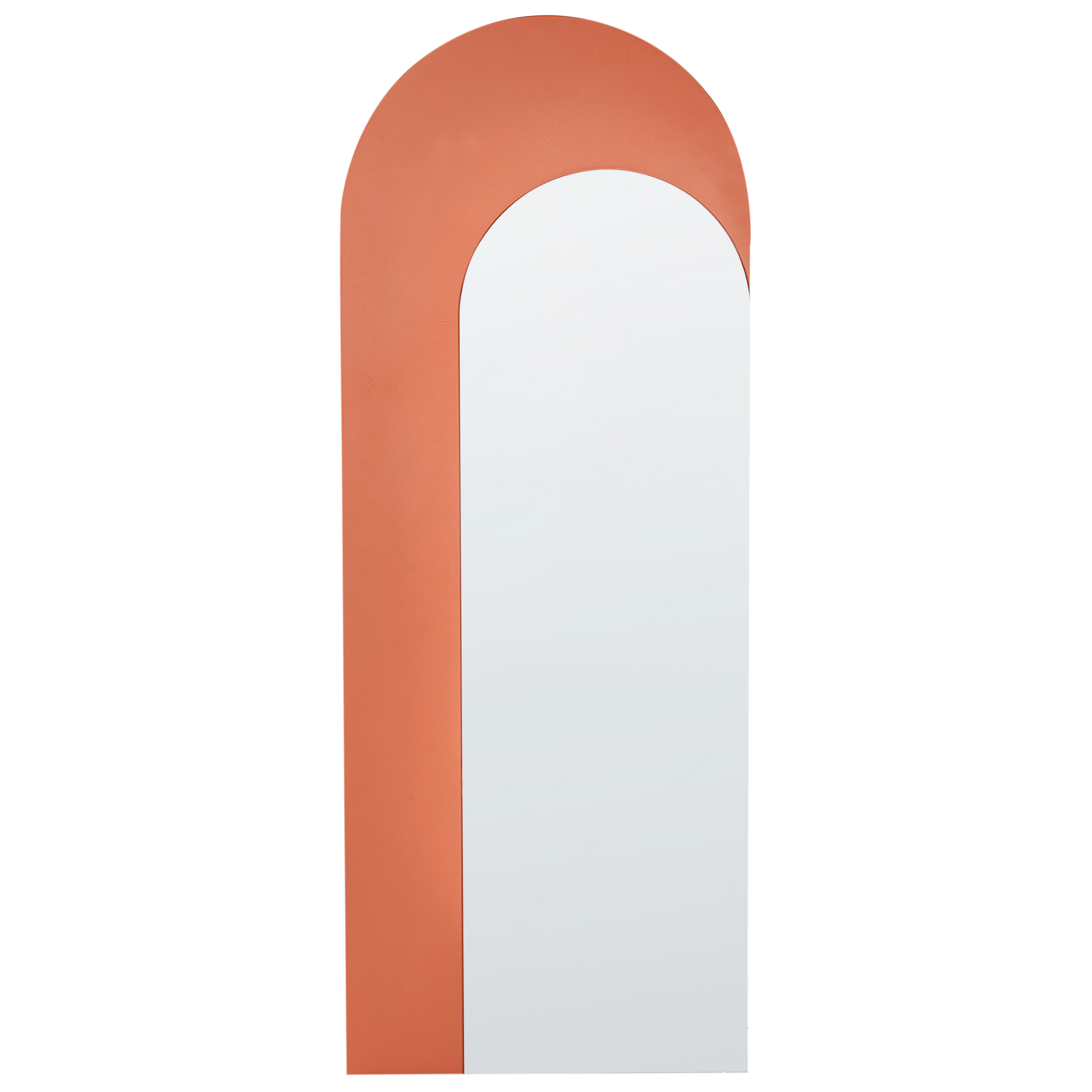 Seinäpeili GROISES 55 cm 140 cm Oranssi
