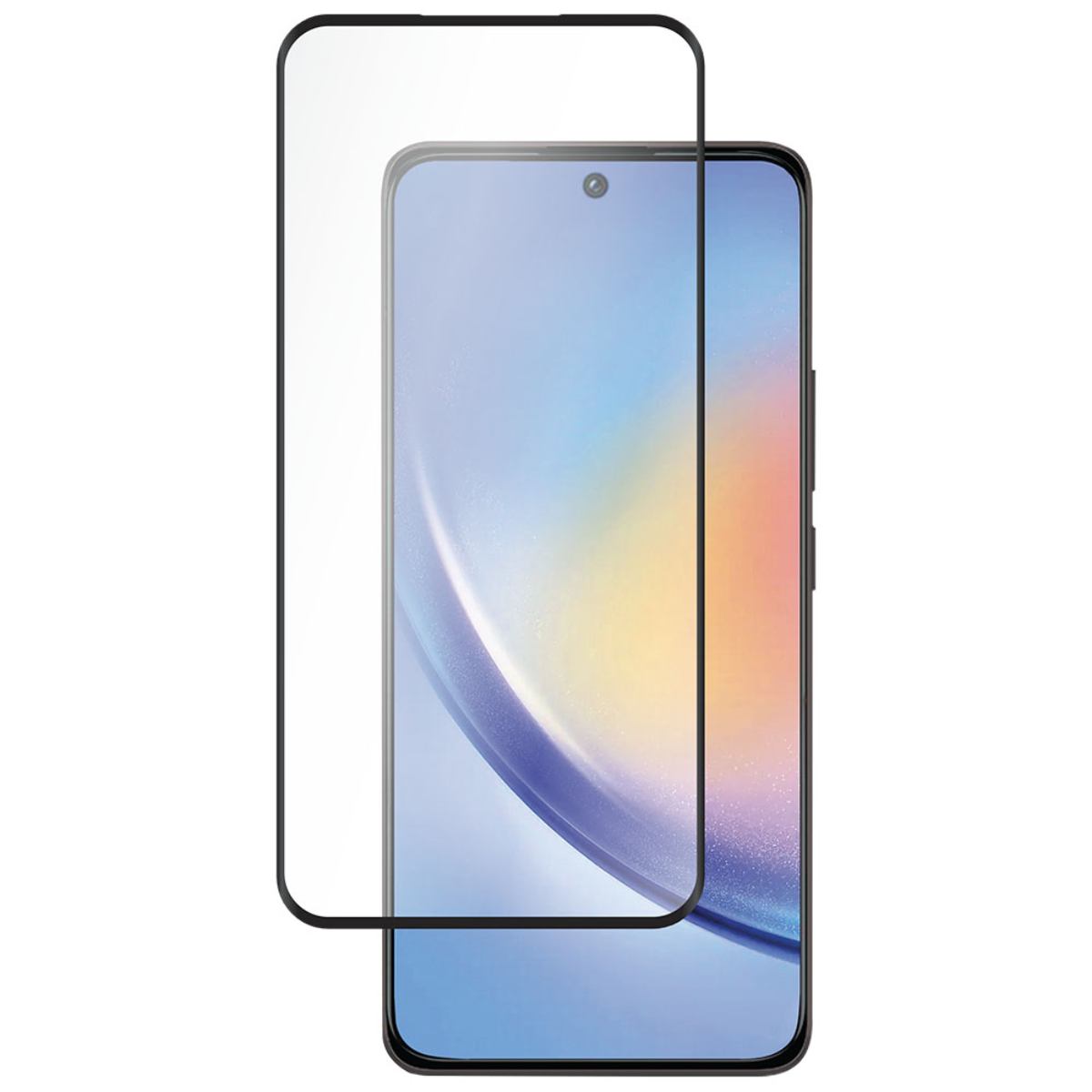 Näytönsuoja Samsung Galaxy A35 Karkaistua Lasia 2.5D SmartFrame-kehyksellä