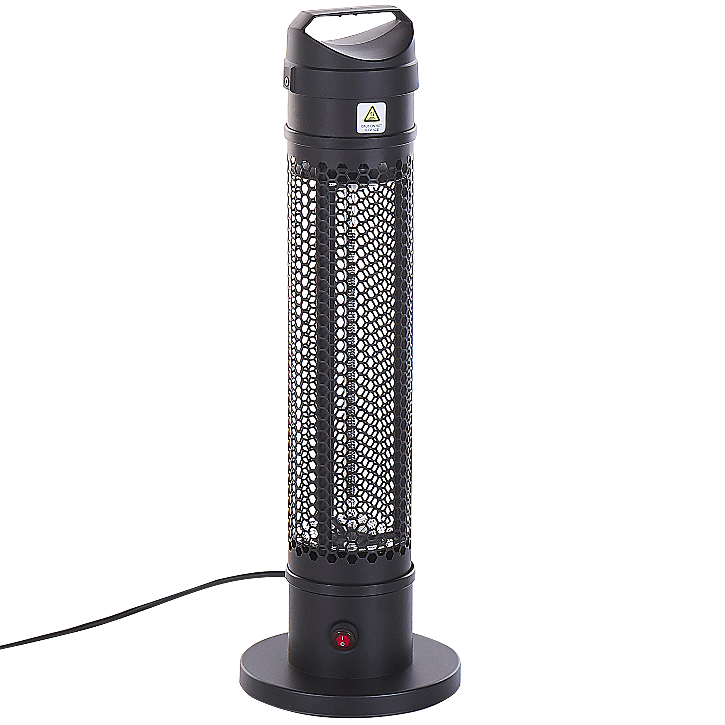 Vapaasti seisova infrapuna-terassilämmitin KRAKATOA 1000 W Musta