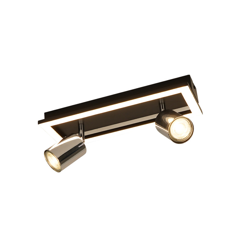 NETTLIFE 2- liekkinen GU10 moderni lämmin valkoinen säädettävä LED - kattospotti 12W