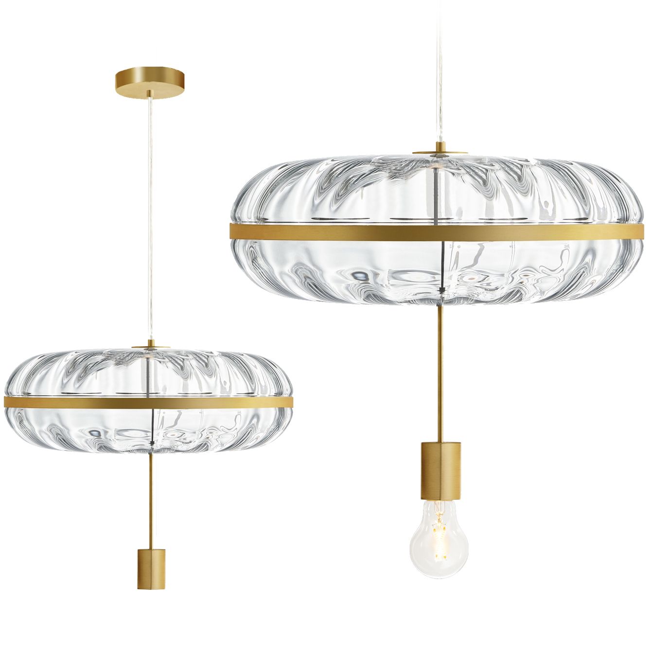 TOOLIGHT riippuvalaisin APP1102-C kulta, 35X35X40CM